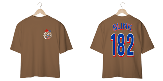 Nome do produto Camiseta  blink 182 Oversized  , Estampas Frente e Costas CAMISETA OVERSIZED  PREMIUM