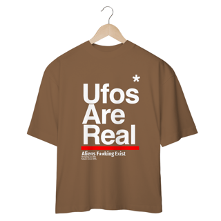 Nome do produto Camiseta Ufos Are Real Oversized  CAMISETA OVERSIZED  PREMIUM
