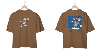 Nome do produto Camiseta Tom, We Are Best Friends Tom & Jerry, CAMISETA OVERSIZED  PREMIUM
