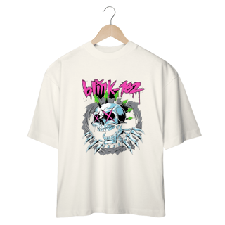 Nome do produto Camiseta blink 182 Oversized 100 Por Cento  Algodão Fio 20.1 penteado   CAMISETA OVERSIZED  PREMIUMe gramatura de 220g.  SUPER PROMOÇÃO 