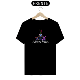 Nome do produto Camiseta Aliens Exist Prime Versão 1  , Oficial Space 182
