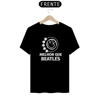 Nome do produto Camiseta blink 182 é melhor que Beatles