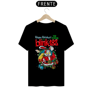 Nome do produto Camiseta blink 182 Happy Holidays You bastard, Merry Christmas,, Para o Natal