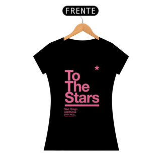 Nome do produto Camiseta Baby Look  Feminina   To The Stars Rosa Claro  Magenta
