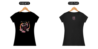 Nome do produto Camiseta Feminina Cat How To Destroy Huimans, Cores Variadas 