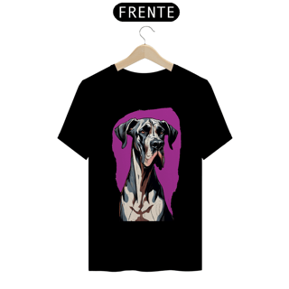 Nome do produto Camiseta Cachorro  Aquarela  Roxo