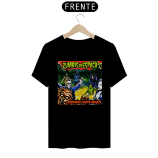 Nome do produto Camiseta Zumbis do Espaço (Versão Bordas Padrões)