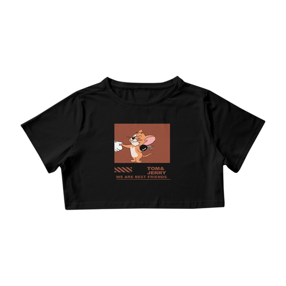 Camisa Cropped, Jerry, We Are Best Friends