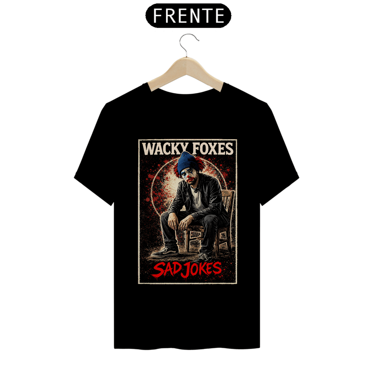 Nome do produto: Camiseta Banda Wacky Foxes SIngle Sad Jokes