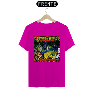 Nome do produto Camiseta Zumbis do Espaço (Versão Bordas Padrões)