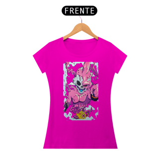 Nome do produto Camiseta Majinn Boo  Feminina Dragon Ball Z  SUPER PROMOÇÃO