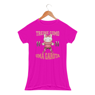 Nome do produto Camiseta Acadêmia, Gym,  Sport Dry UV Para Malhar,Treine com uma Garota, Camiseta Femiina,Hello Kitty