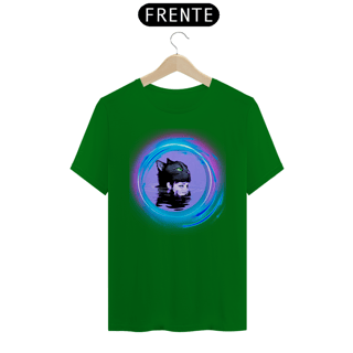 Nome do produto Camiseta  Gato e a Menina no Lago 