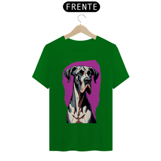 Nome do produto Camiseta Cachorro  Aquarela  Roxo