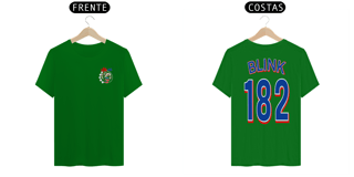 Nome do produto Camiseta blink 182 Estampa frente  e Costas