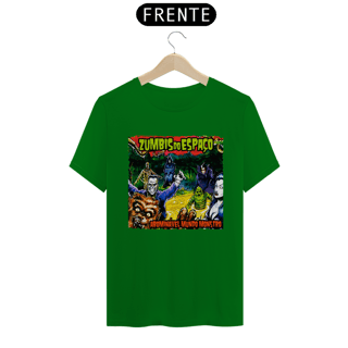 Nome do produto Camiseta Zumbis do Espaço (Versão Bordas Personalizadas )