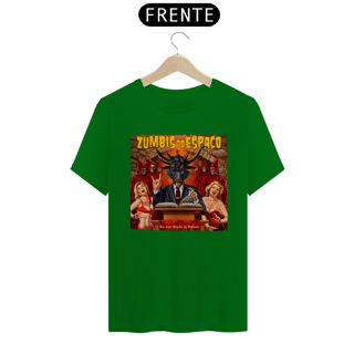 Nome do produto Camiseta Zumbis do Espaço  Bode Do rock (Versão Bordas Personalizadas)