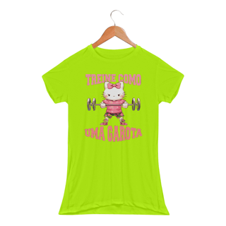 Nome do produto Camiseta Acadêmia, Gym,  Sport Dry UV Para Malhar,Treine com uma Garota, Camiseta Femiina,Hello Kitty