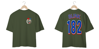 Nome do produto Camiseta  blink 182 Oversized  , Estampas Frente e Costas CAMISETA OVERSIZED  PREMIUM