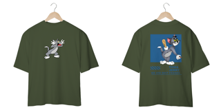 Nome do produto Camiseta Tom, We Are Best Friends Tom & Jerry, CAMISETA OVERSIZED  PREMIUM
