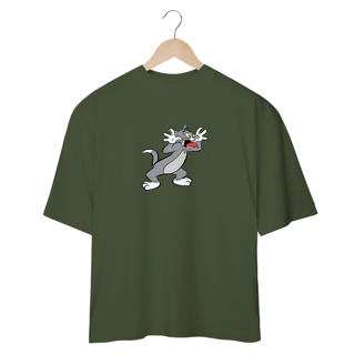 Nome do produto Camiseta Tom, Tom & Jerry, Estampa na Frente  ,OVERSIZED PREMIUM