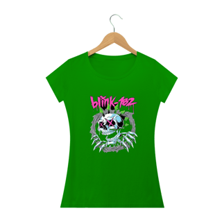Nome do produto Camiseta  blink 182  caveira  Quality   Feminina 