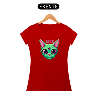 Nome do produto Camiseta Gato Alien, Original Space182  Feminina , 182S , Cores Variadas SUPER PROMOçÂO