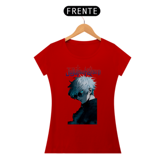 Nome do produto Camiseta Juutsu Kaisen Satoru Gojo Feminina, SUPER PROMOÇÃO