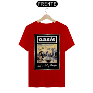Nome do produto Camiseta Oasis Definitely Maybe Album Classico