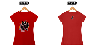 Nome do produto Camiseta Feminina Cat How To Destroy Huimans, Cores Variadas 