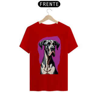 Nome do produto Camiseta Cachorro  Aquarela  Roxo