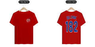 Nome do produto Camiseta blink 182 Estampa frente  e Costas
