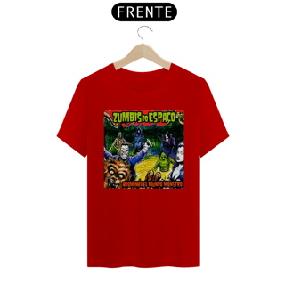 Nome do produto Camiseta Zumbis do Espaço (Versão Bordas Padrões)