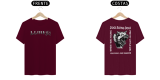 Nome do produto Camiseta blink 182 Mark Hoppus Show no Brasil Dogs Eating Dogs Exclusiva