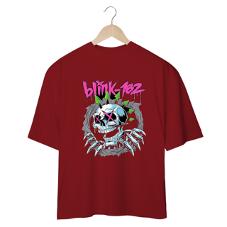 Nome do produto Camiseta blink 182 Oversized 100 Por Cento  Algodão Fio 20.1 penteado   CAMISETA OVERSIZED  PREMIUMe gramatura de 220g.  SUPER PROMOÇÃO 