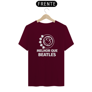 Nome do produto Camiseta blink 182 é melhor que Beatles