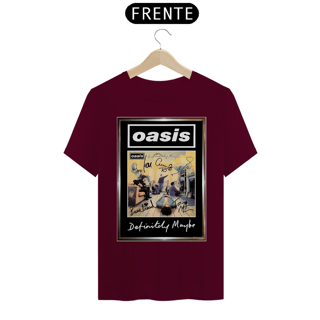 Nome do produto Camiseta Oasis Definitely Maybe Album Classico