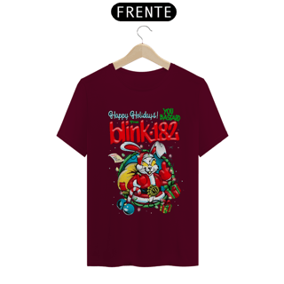 Nome do produto Camiseta blink 182 Happy Holidays You bastard, Merry Christmas,, Para o Natal