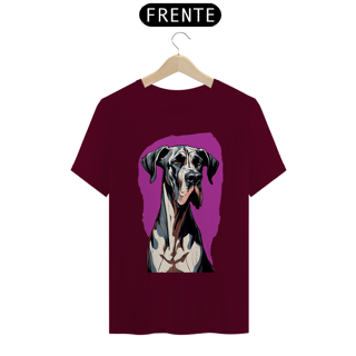 Nome do produto Camiseta Cachorro  Aquarela  Roxo