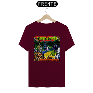 Nome do produto Camiseta Zumbis do Espaço (Versão Bordas Personalizadas )