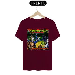 Nome do produto Camiseta Zumbis do Espaço (Versão Bordas Padrões)