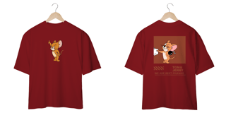 Nome do produto Camiseta Jerry, Tom & Jerry We Are Best Friends, CAMISETA OVERSIZED  PREMIUM