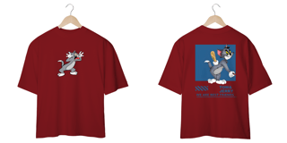 Nome do produto Camiseta Tom, We Are Best Friends Tom & Jerry, CAMISETA OVERSIZED  PREMIUM