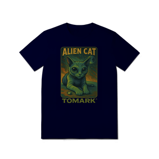 Nome do produto Camiseta Oficial  Tomark  Gato Alienigena,  Gato Alien