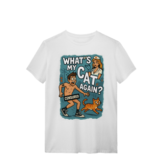 Nome do produto Camiseta  Oficial Whats My Cat Again Tomark