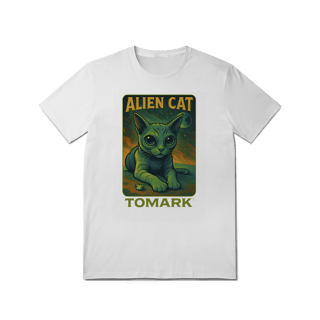 Nome do produto Camiseta Oficial  Tomark  Gato Alienigena,  Gato Alien
