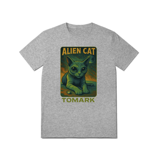 Nome do produto Camiseta Oficial  Tomark  Gato Alienigena,  Gato Alien