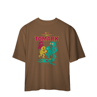 Nome do produto Camiseta Oversized Oficial  Tomark Alienigenas Brigando No Espaço