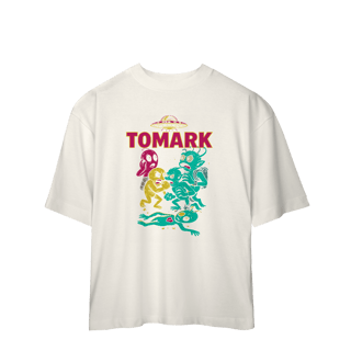 Nome do produto Camiseta Oversized Oficial  Tomark Alienigenas Brigando No Espaço