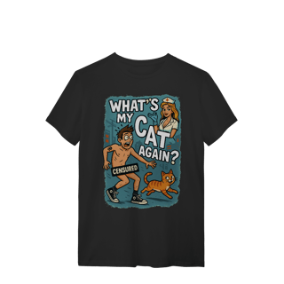 Nome do produto Camiseta  Oficial Whats My Cat Again Tomark